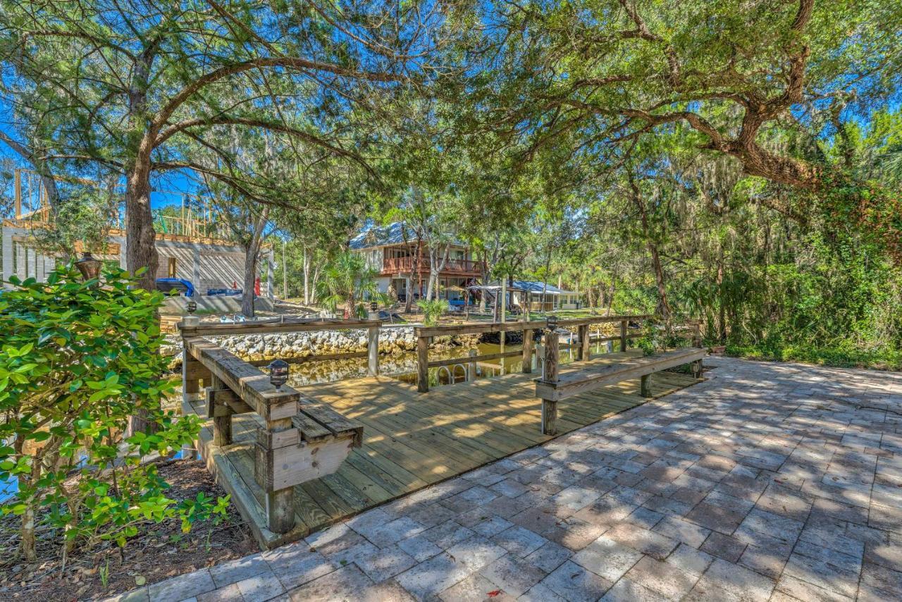 Canalfront Homosassa Escape With Private Dock! Extérieur photo