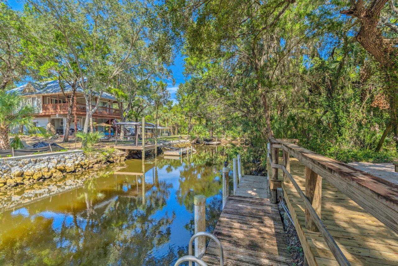 Canalfront Homosassa Escape With Private Dock! Extérieur photo